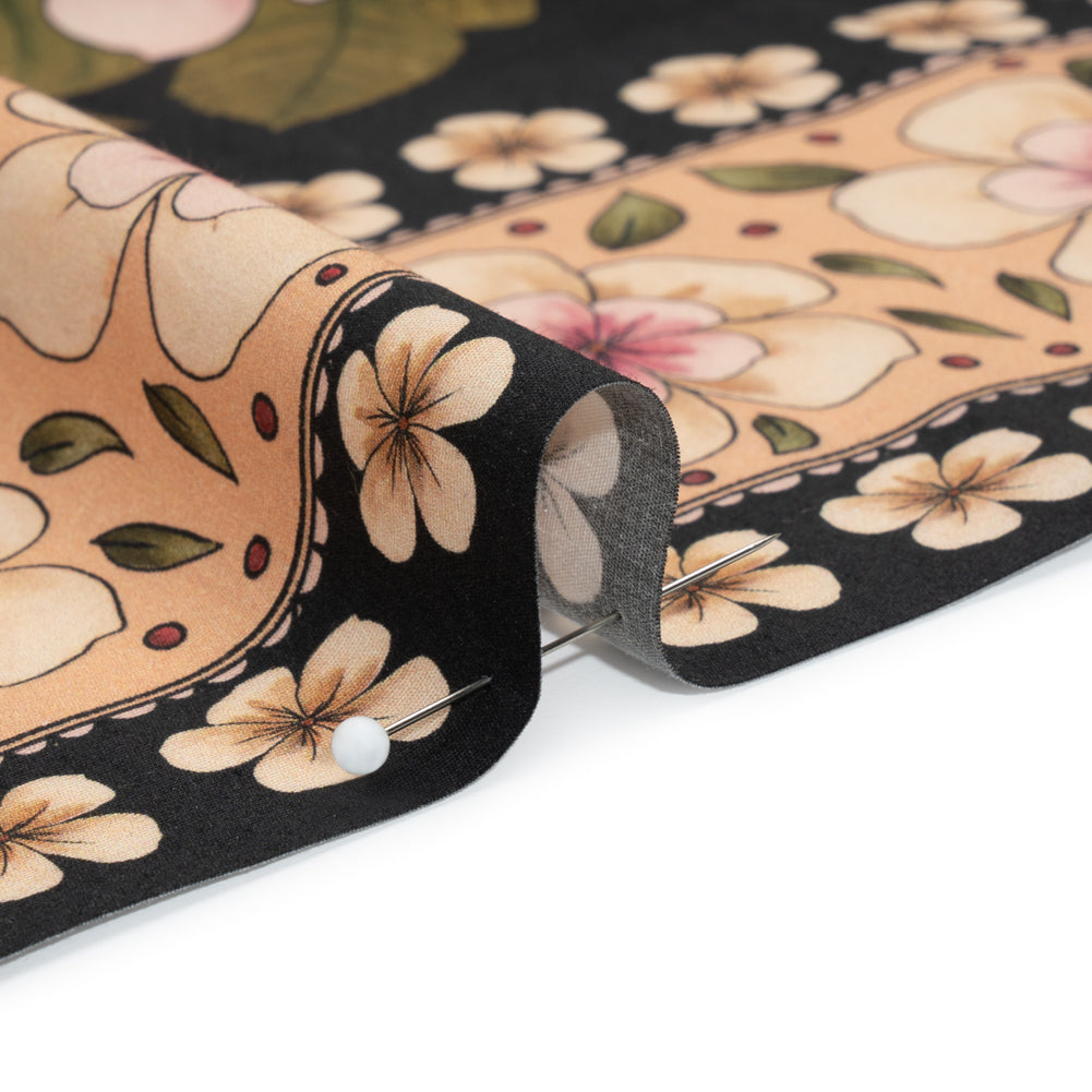 Mood Exclusive Magnifique Marguerite Stretch Cotton Poplin Panel Detail