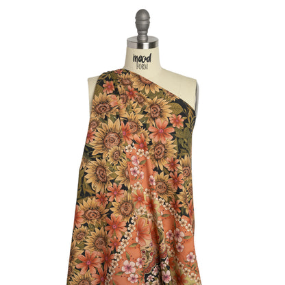 Mood Exclusive Magnifique Marguerite Stretch Cotton Poplin Panel Drape