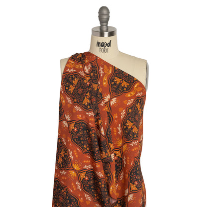 Mood Exclusive Smoulder and Soar Sustainable Viscose and Polyester Twill Detail