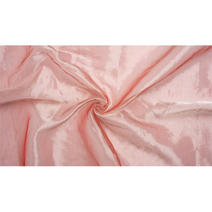 Metallic Silk Organza - Red and Silver Full