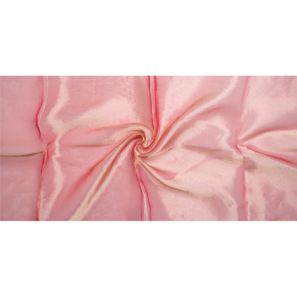 Metallic Silk Organza - Fuchsia and Gold Full
