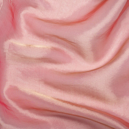 Metallic Silk Organza - Fuchsia and Gold