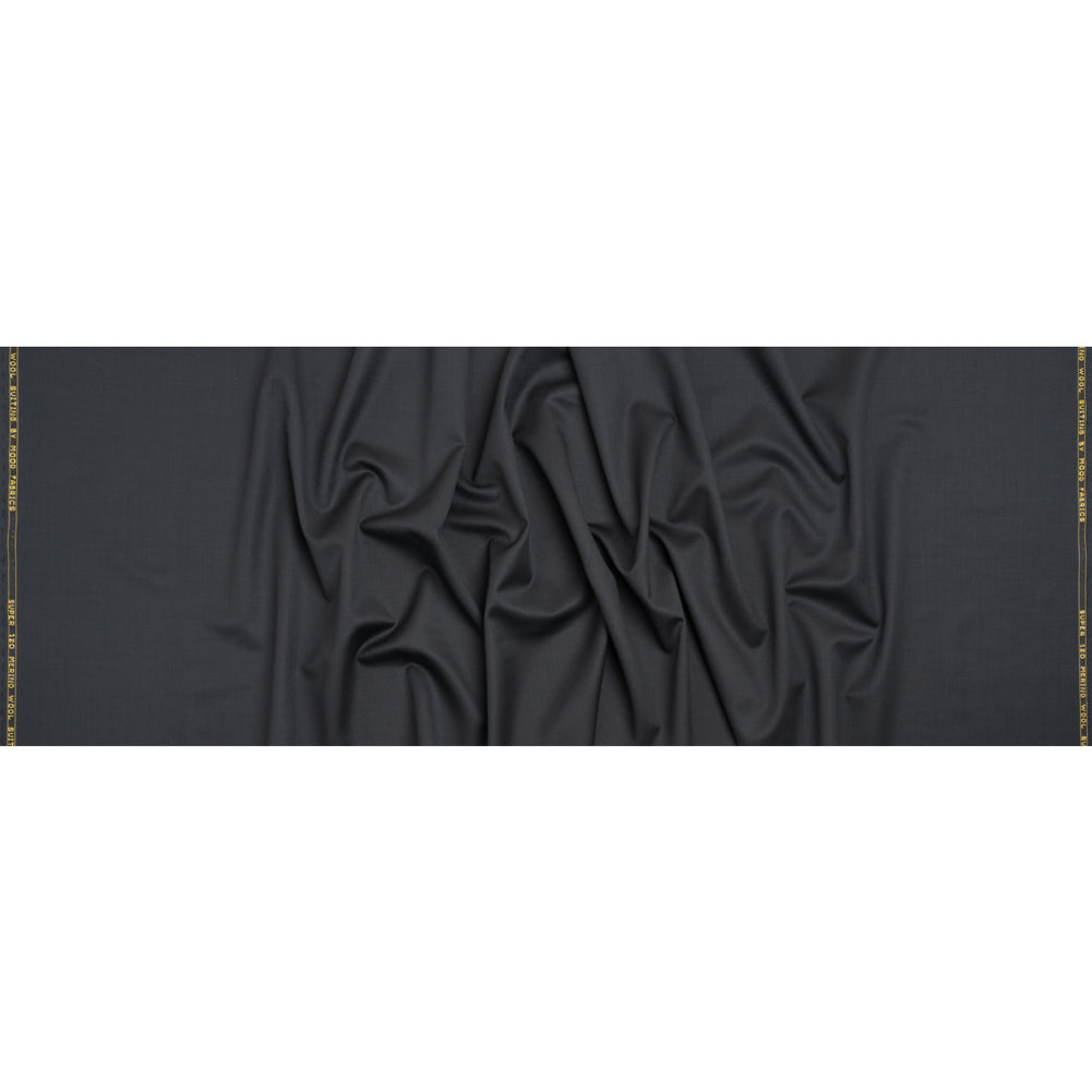 Super 120 Merino Wool Suiting - Charcoal - Finn Collection - Full
