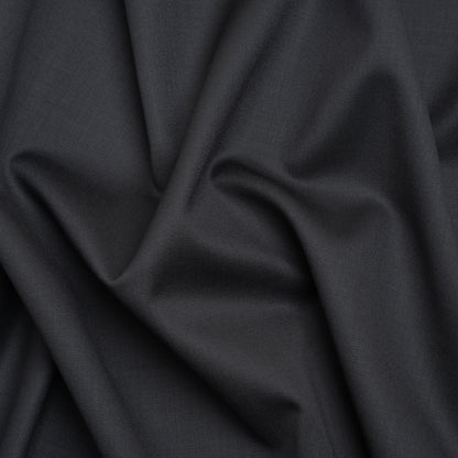 Super 120 Merino Wool Suiting - Charcoal - Finn Collection