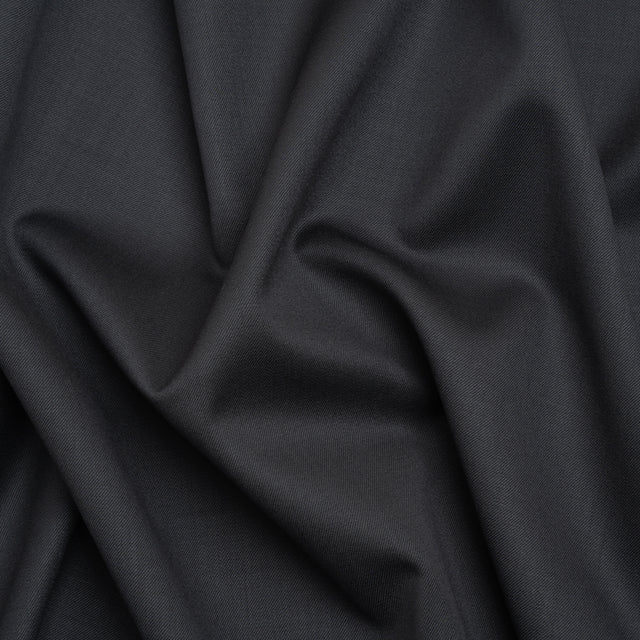 Super 120 Merino Wool Suiting - Charcoal - Finn Collection