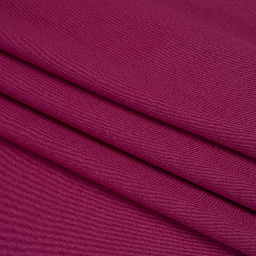 Super 120 Merino Wool Suiting - Magenta - Finn Collection - Folded