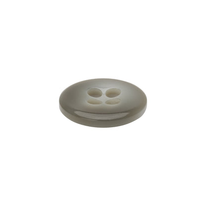 Gray Shimmering 4-Hole Plastic Button - 28L/18mm Folded
