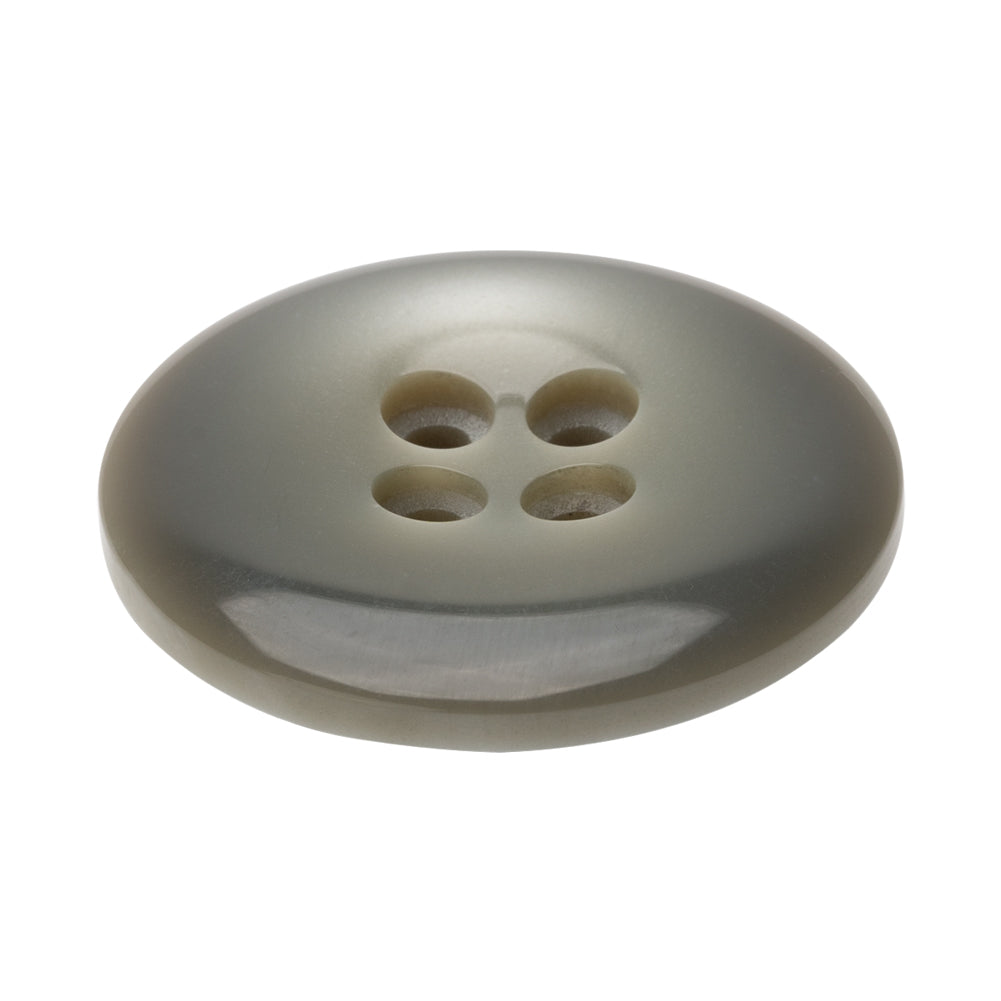 Gray Shimmering 4-Hole Plastic Button - 54L/34mm Folded