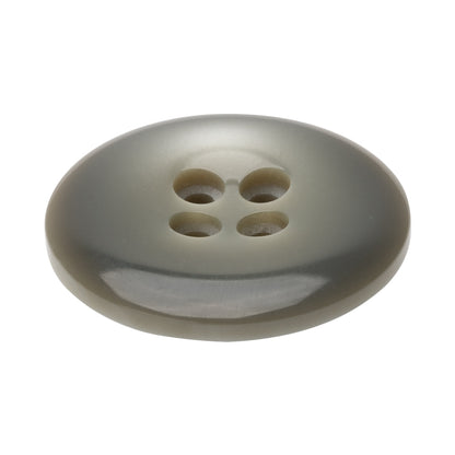 Gray Shimmering 4-Hole Plastic Button - 54L/34mm Folded
