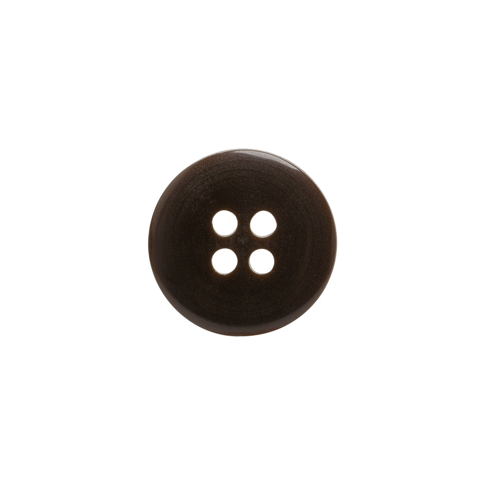 Iridescent Brown 4-Hole Shell Button - 24L/15mm Detail