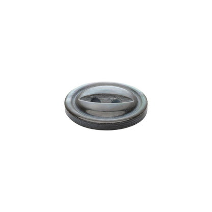 Smoke Iridescent Fisheye 2-Hole Mother of Pearl Button - 24L/15mm Folded