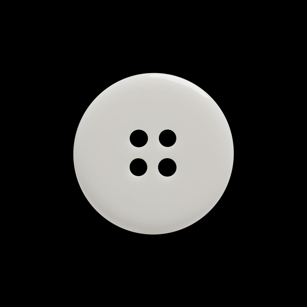 Off White Clover 4-Hole Plastic Button - 36L/23mm Detail