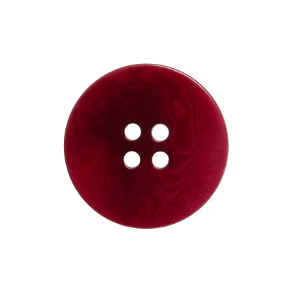 Wine Red Moire 4-Hole Plastic Button - 38L/24mm