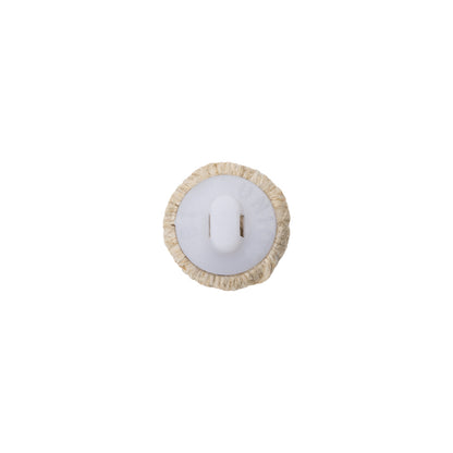 Natural Thread Covered Shank Back Button - 18L/11.5mm Detail