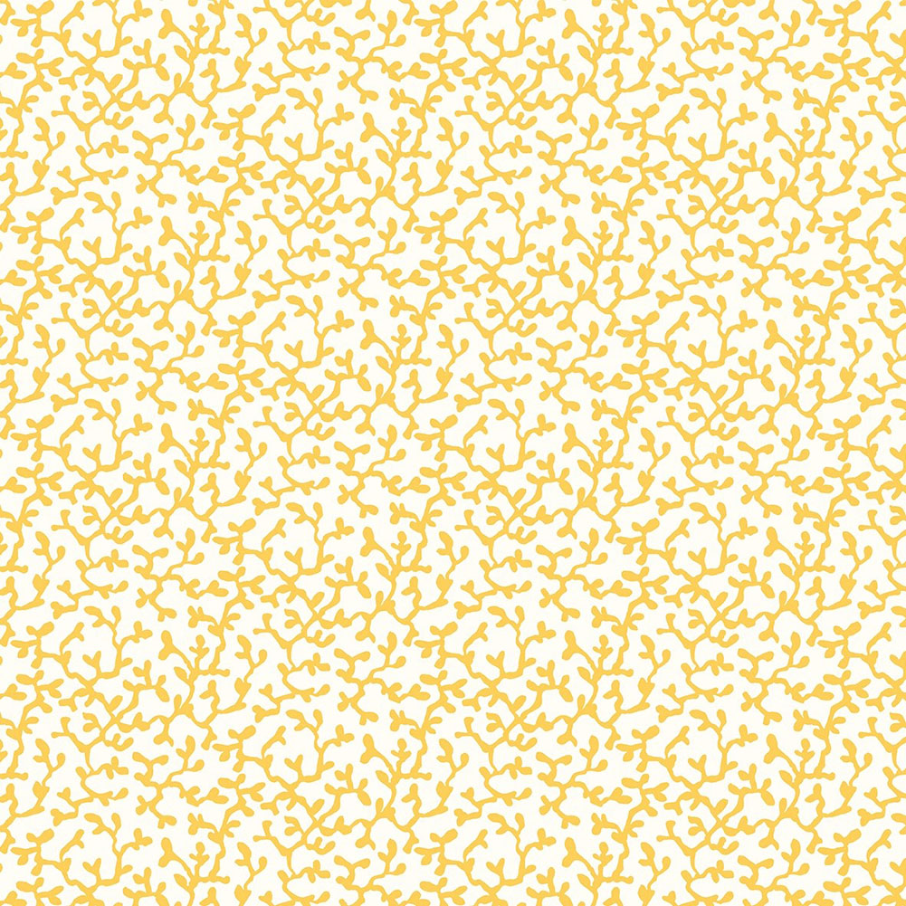 Liberty Art Fabrics Yellow Corallium Lasenby Quilting Cotton