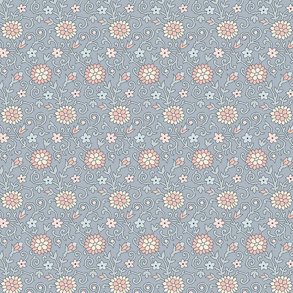 Liberty Art Fabrics Gray Manor Park Lasenby Quilting Cotton