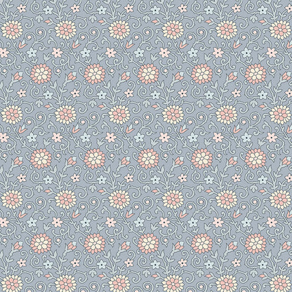 Liberty Art Fabrics Gray Manor Park Lasenby Quilting Cotton