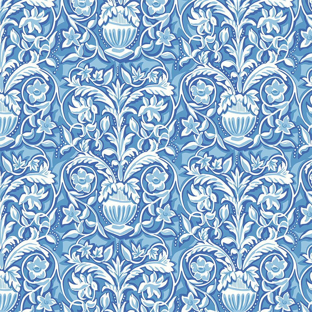 Liberty Art Fabrics Blue Lincoln Fields Lasenby Quilting Cotton