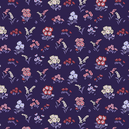 Liberty Art Fabrics Purple Kensington Gardens Lasenby Quilting Cotton