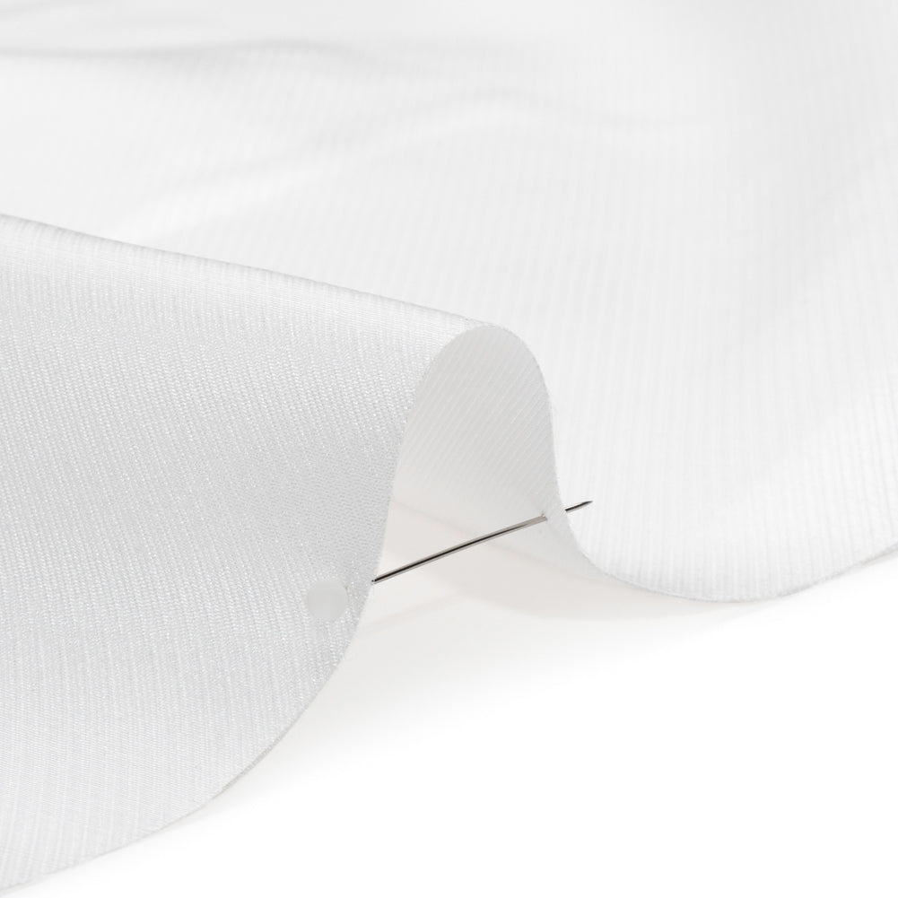 Luminous Polyester Mikado - White - Verena Collection