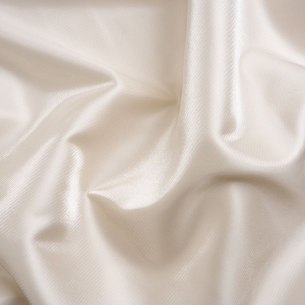 Luminous Polyester Mikado - Ecru - Verena Collection