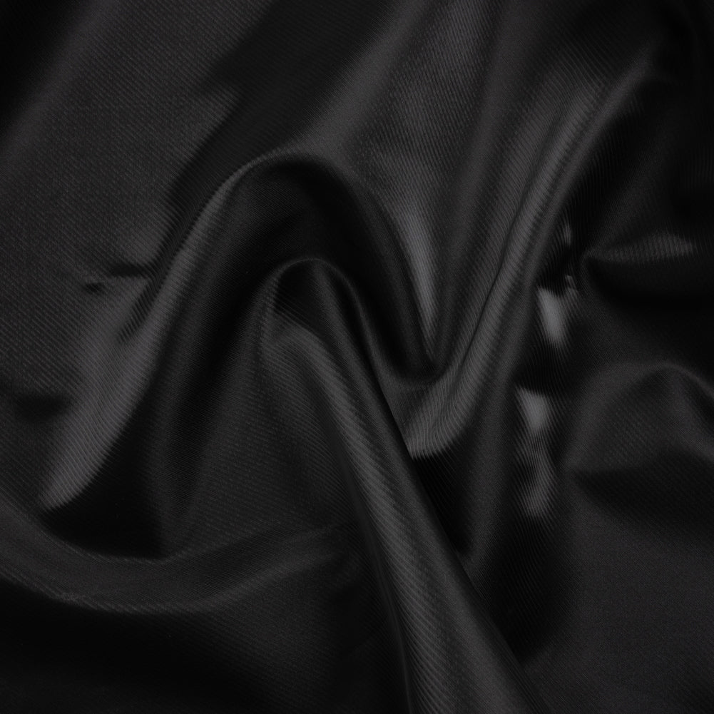 Luminous Polyester Mikado - Black - Verena Collection