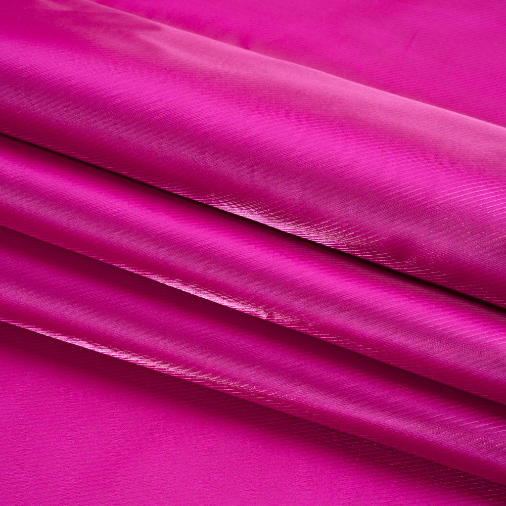 Luminous Polyester Mikado - Fuchsia - Verena Collection - Folded