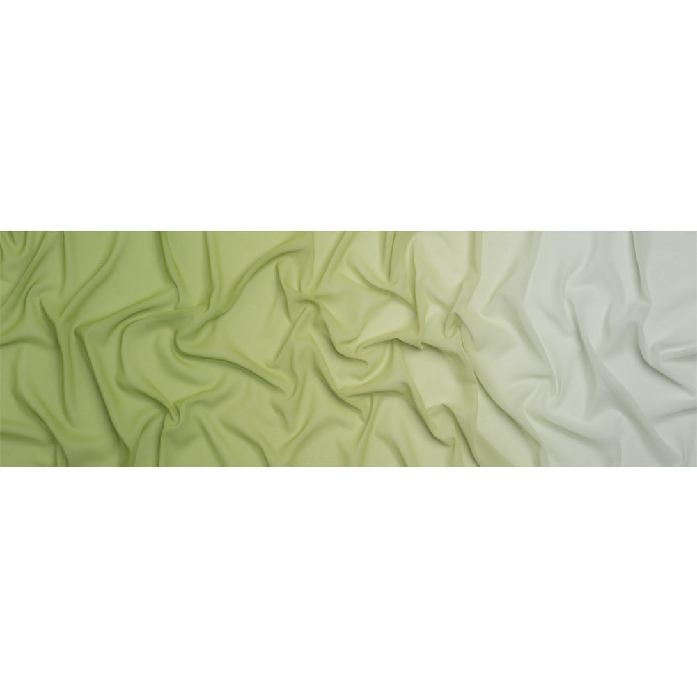 Ombre Polyester Chiffon - Lime - Sammi Collection Full
