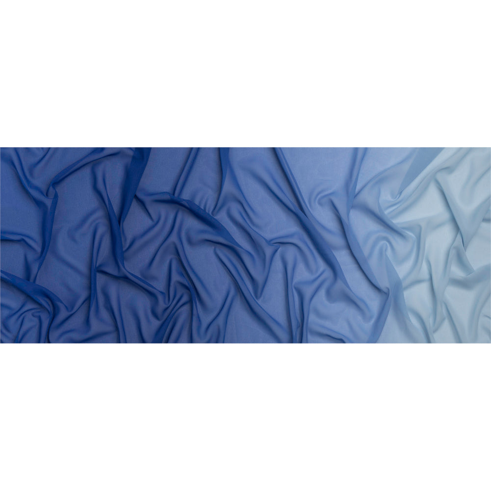 Ombre Polyester Chiffon - Sky - Sammi Collection Full