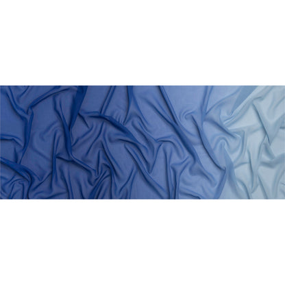 Ombre Polyester Chiffon - Sky - Sammi Collection Full