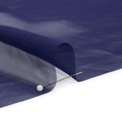 Chiffon-Like Silk Voile - Navy Iridescent - Adelaide Collection