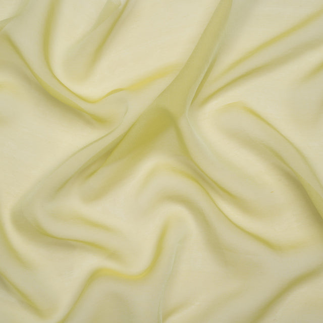 Adelaide Key Lime and White Iridescent Chiffon-Like Silk Voile