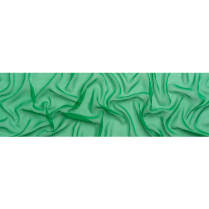 Chiffon-Like Silk Voile - Kelly Green - Adelaide Collection