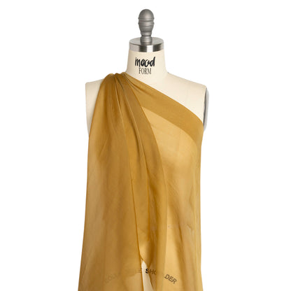 Chiffon-Like Silk Voile - Maize Iridescent - Adelaide Collection