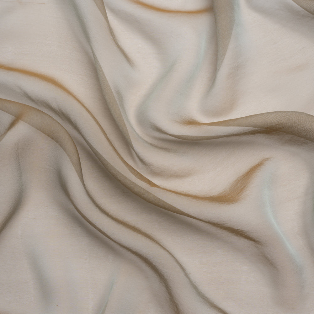 Chiffon-Like Silk Voile - Taupe Iridescent - Adelaide Collection