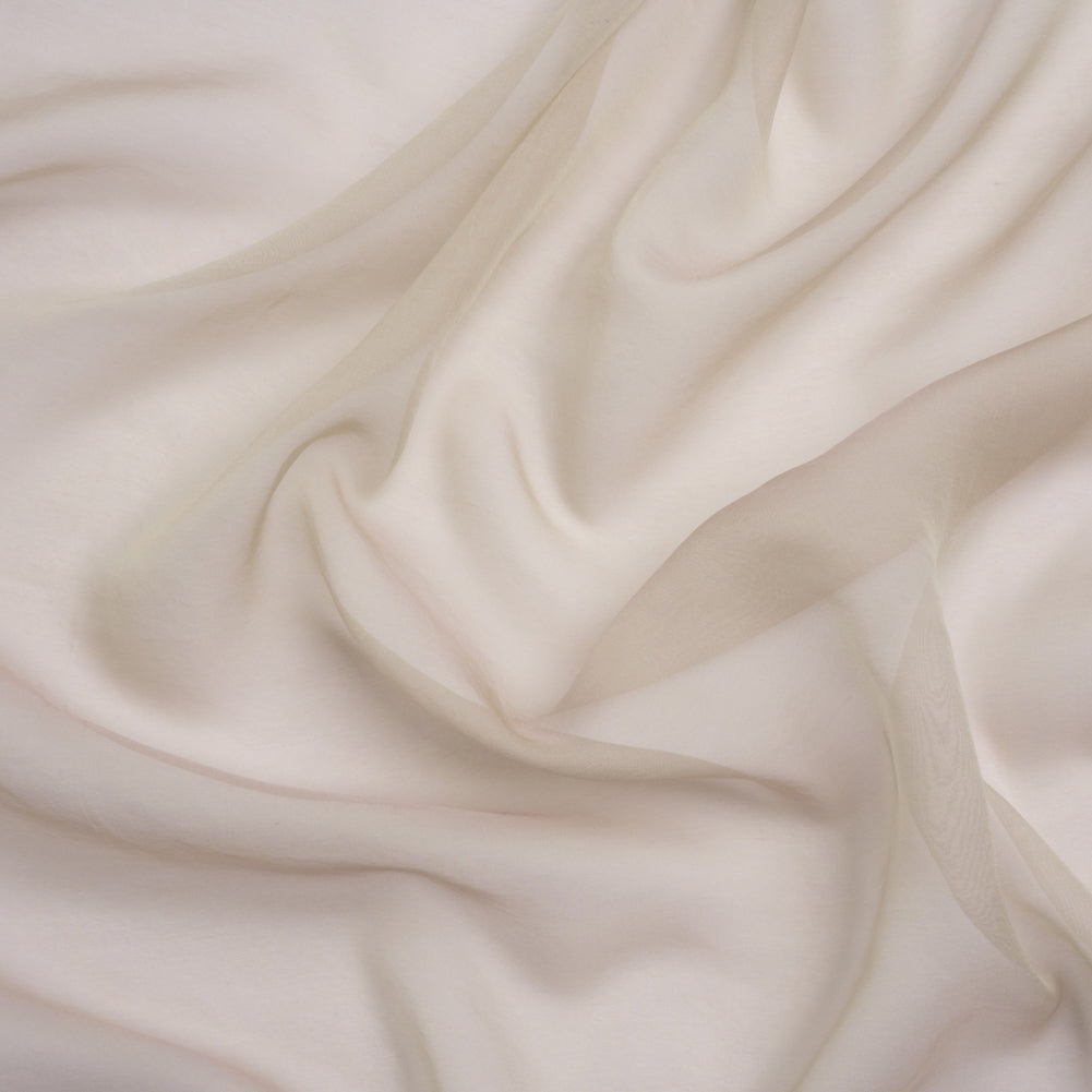 Chiffon-Like Silk Voile - Light Beige - Adelaide Collection