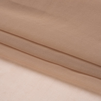 Chiffon-Like Silk Voile - Dark Beige Iridescent - Adelaide Collection