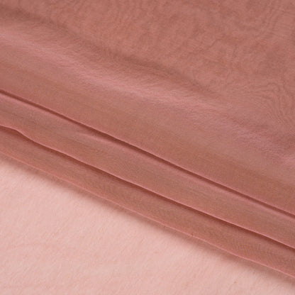 Chiffon-Like Silk Voile - Rose and Brown Iridescent - Adelaide Collection