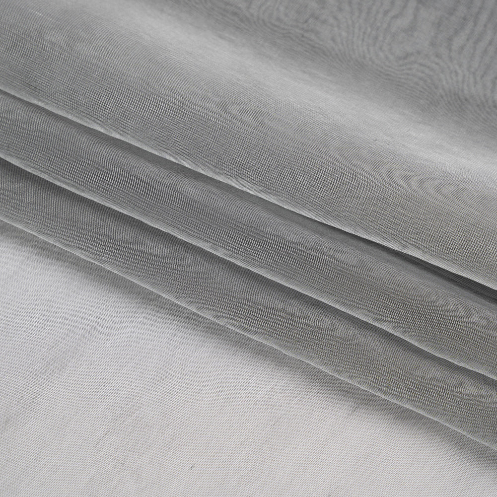 Chiffon-Like Silk Voile - Steel Iridescent - Adelaide Collection