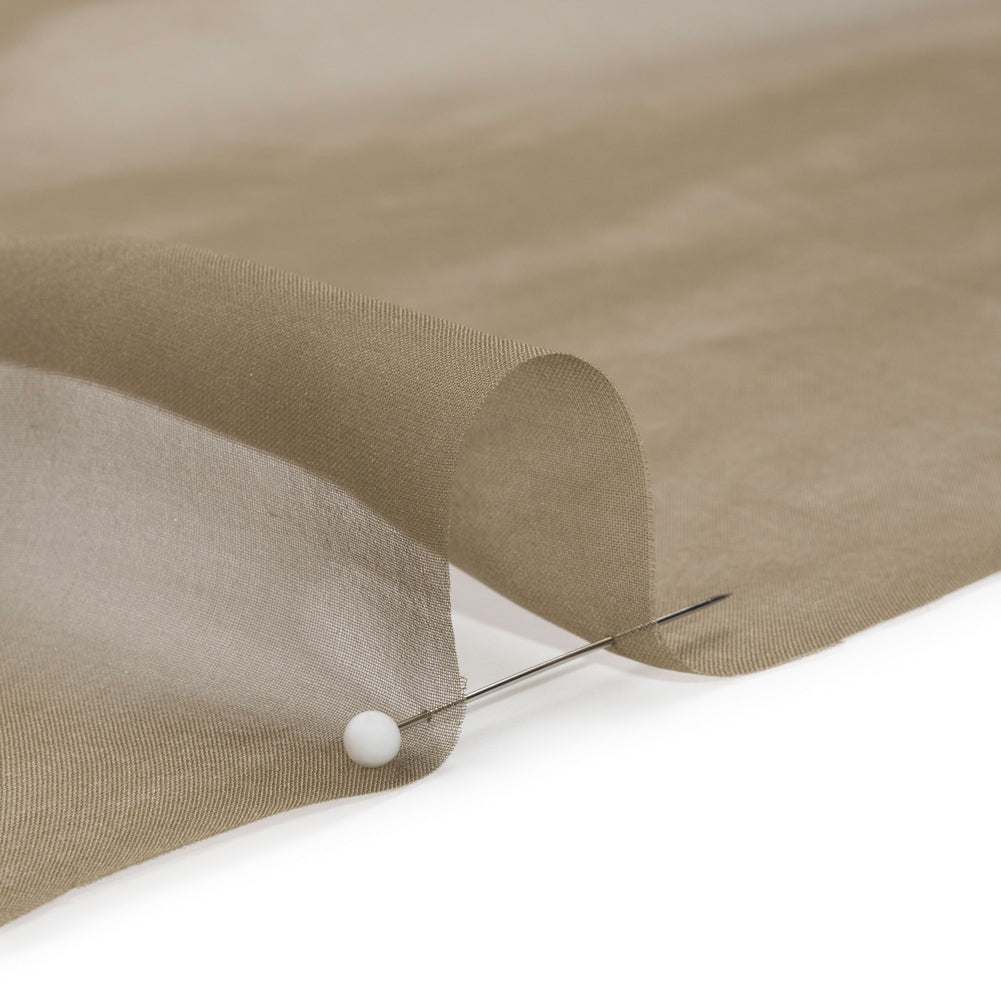 Chiffon-Like Silk Voile - Mole - Adelaide Collection