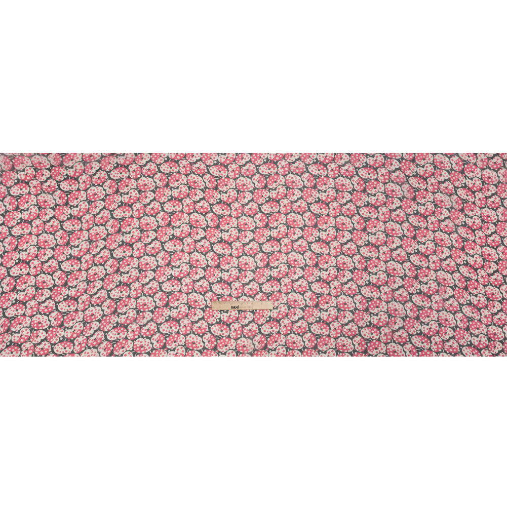 Pink, White and Black Sprinkled Treats Silk Chiffon Drape