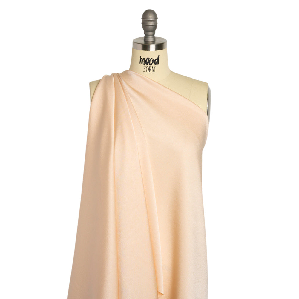 Alex Perry Nude Crepe Back Satin Drape