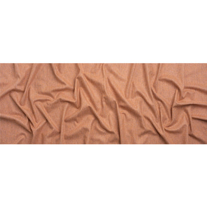 Italian Heathered Peach Brushed Wool Blend Woven Full