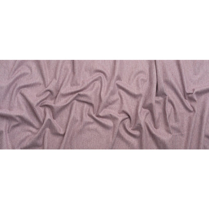 Italian Heathered Light Purple Brushed Wool Blend Woven Full