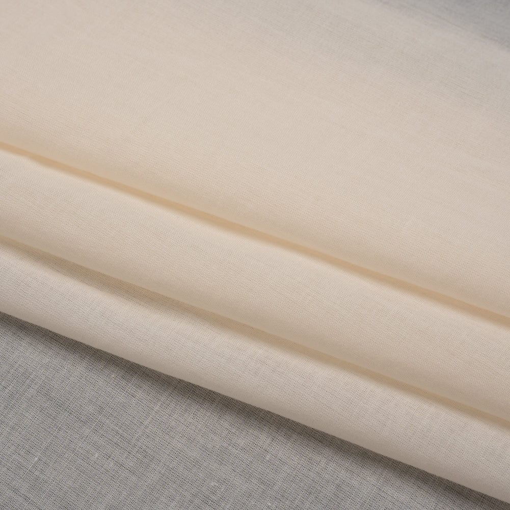 Famous Australian Designer Palest Peach Cotton Voile Folded