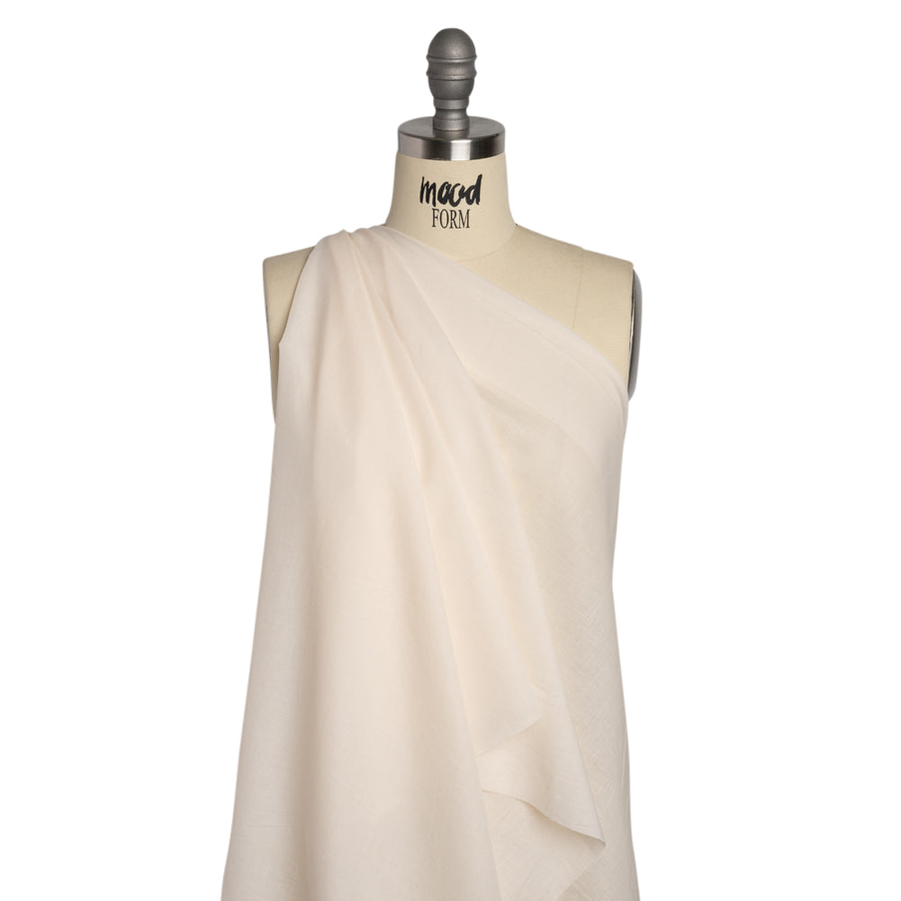 Famous Australian Designer Palest Peach Cotton Voile Drape