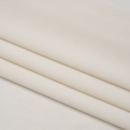 Famous Australian Designer Ivory Stretch Polyester Jersey Folded