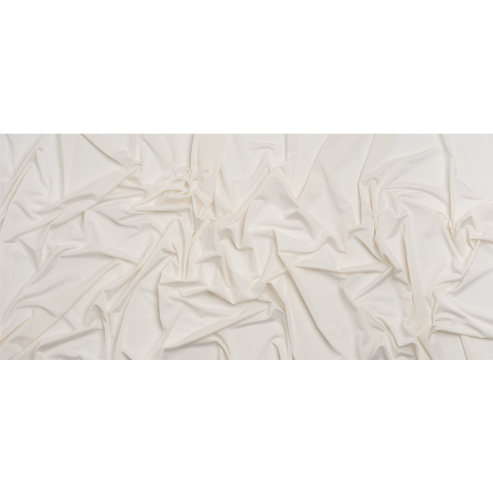 Famous Australian Designer Ivory Stretch Polyester Jersey Full