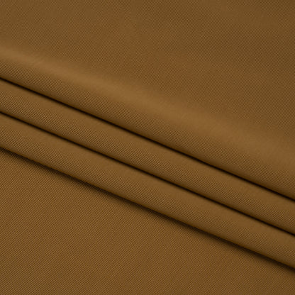 Famous Australian Designer Gold Stretch Polyester Jersey Folded