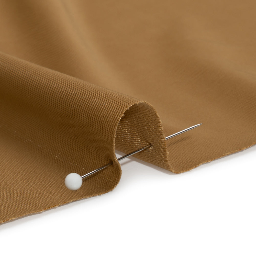 Famous Australian Designer Gold Stretch Polyester Jersey Detail
